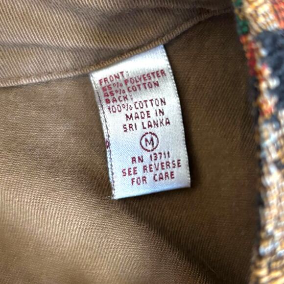 Vintage Karen Scott Tapestry Vest Circus Toys Bears Americana Vneck Size Medium - Picture 9 of 13